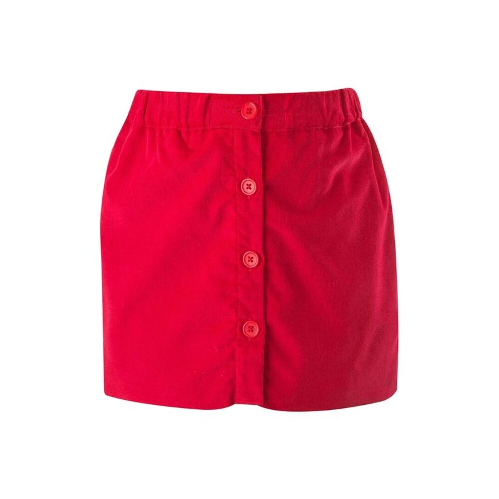 Rachel Riley Girls  Button-Front Skirt, Red